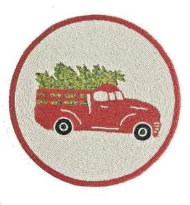 Design de verre à boisson de luxe artisanat broderie perlée 4 ensemble sous-verre élégant Unique et élégant de haute qualité par Hiba Enterprises - Product Image 2