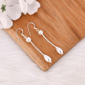 Pendientes de Mujer, Pendientes de Diseño Hechos a Mano, Regalo de Compromiso, Navidad, Joyería Hecha a Mano, Pendientes de Plata de Ley 925 - Product Image 3