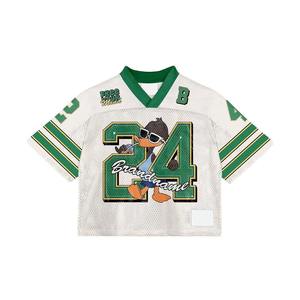 Camiseta de fútbol de malla personalizada de fabricante, camiseta de fútbol de gran tamaño de secado rápido para hombre, fabricada en Pakistán - Product Image 5