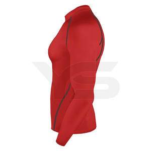 Chemises de compression de gymnastique pour hommes à séchage rapide et de couleur unie légère coupe ajustée à manches courtes et longues avec motif imprimé unique - Product Image 3