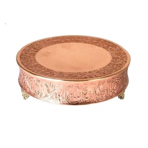 Vaisselle design attrayant support à gâteau support à gâteau en métal ustensiles de cuisine de qualité supérieure plateaux de serveur de gâteau - Product Image 3
