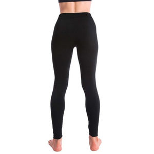 Leggings de sport en coton/polyester respirant taille haute pour femmes pour la course à pied - Product Image 2