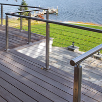 HIMOWAY METAL - Ventes chaudes - Garde-corps en câble en acier inoxydable à montage en surface pour garde-corps d'escalier