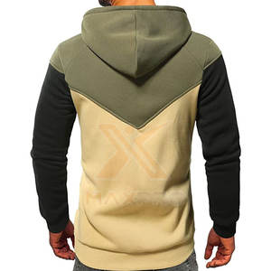 Nuevo Diseño, Sudadera con Cremallera para Hombre, Más Vendida, Bajo MOQ, Al Por Mayor, Sudadera con Cremallera para Hombre en Mezcla de Algodón - Product Image 2