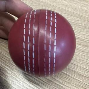 High Quality 134g Hard Sports Leather <b>Cricket</b> Ball 22.5cm Size Multi-Color Options Custom Logo Design with Packaging - Product Image 3