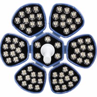 Lámpara Quirúrgica LED de Seis Pétalos para Hospital, OEM, Sin Sombra, Montada en el Techo, Temperatura de Color Ajustable