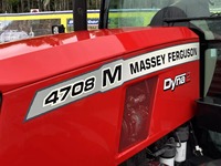 Tractor Agrícola Massey Ferguson MF 4708 M 4WD con Cabina, 70HP, Capacidad de Elevación de 1800-2000kg, 3000kg, Video de Inspección Incluido
