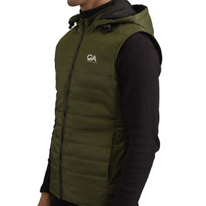 Gilets bouffants pour hommes de nouveau style multicolore fabriqué en coton et nylon sans manches avec un design personnalisé et une conception de service OEM de marque - Product Image 2