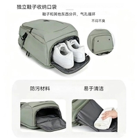 Sac à dos urbain léger avec compartiment à chaussures, grande capacité, sac décontracté pour ordinateur portable, sac à dos de voyage pour courtes escapades d'affaires