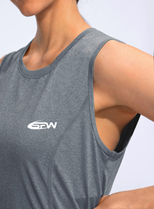 Nuevo diseño de camisetas para correr para mujer, chaleco sin mangas para gimnasio, ropa deportiva para mujer, camisetas de secado rápido para mujer y Niña - Product Image 5
