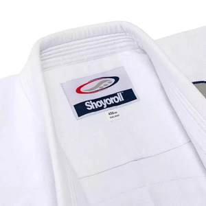 ชุดยูนิเซ็กซ์สีขาวสำหรับบราซิลเลียนยิวยิตสู ยี่ห้อ Shoyorol รุ่น Batch 60 น้ำหนัก 440gsm ผลิตจากผ้าฝ้าย 100% ระบายอากาศได้ดี ทรงหลวม แห้งเร็ว - Product Image 3
