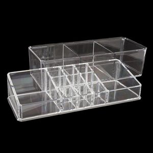 Acrylic Cosmetic <b>Makeup</b> Organizer <b>Storage</b> <b>Box</b> - White - Product Image 3