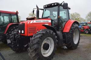 Tractor Massey Ferguson de segunda mano modelo 6480 con motor de 6 cilindros y 157HP a precio económico - Product Image 2