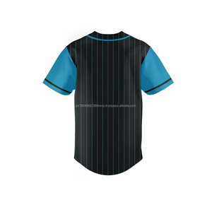 2024 Latest Custom Half Sleeve BaseballSoftball Jerseys Breathable Sportswear for Wholesale Sublimation Printing - Product Image 3