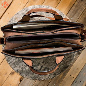 2024 Hot Sale Leather Made Handbag Laptop And File <b>Bag</b> Low MOQ Leather Lap Top <b>Bags</b> For Business <b>Men</b> - Product Image 6