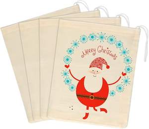 4x5 Inch Cotton <b>Drawstring</b> Pouch Bag | Eco-Friendly Small Cotton Packaging Bag - Product Image 6