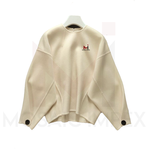 Mosaic Impex Newest Style <b>pink</b> Color Ladies Streetwear Winter High Neck Style Oversized Sweat Shirts Women's <b>Sweatshirt</b> - Product Image 4