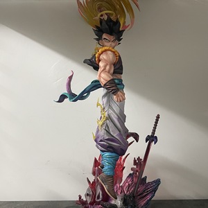 Figura de PVC de Anime Dragon <span class=keywords><strong>Gogeta</strong></span> de 45 cm, JT-091 DBZ, Tres Cabezas, Modelo de Juguete, Muñeca, Figura Coleccionable, Adorno, Derivados de Animación - Product Image 4