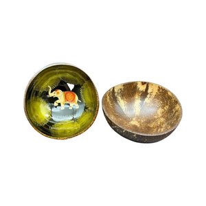 Vente en gros de bols en coquille de noix de coco laqués écologiques fabriqués au Vietnam Type de vaisselle naturel et magnifique - Product Image 3