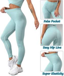 Ensemble yoga pour femmes soutien-gorge de sport sans couture avec leggings assortis vêtements d'entraînement élégants pour gym fitness et activité - Product Image 4