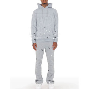 Chándales acampanados de alta calidad para hombre, talla XXL, ropa de invierno informal, chándal acampanado Unisex con logotipo personalizado, gran oferta, diseño de servicio OEM - Product Image 2