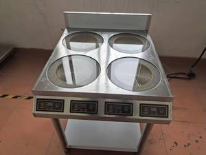 Fornello a Induzione Elettromagnetica Commerciale, Piano Cottura Piatto da Cucina 6000W, Piano Cottura a Induzione Elettrico da Banco con 2 Livelli di <span class=keywords><strong>Riscaldamento</strong></span> - Product Image 5