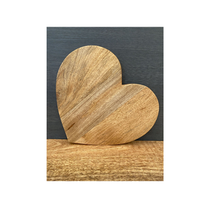 Planche à découper en bois pour bloc à découper de cuisine en forme de coeur Planche à découper avec taille personnalisée avec prix - Product Image 1