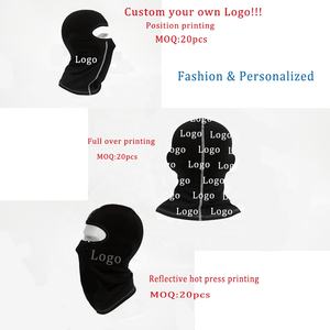 หน้ากากคลุมศีรษะแนวยุทธวิธีสะท้อนแสงหมวกคลุมศีรษะแบบยืดได้ป้องกันรังสียูวีพร้อมโลโก้ออกแบบได้ตามต้องการ - Product Image 6