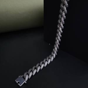 Brazalete de Moda para Mujer con Diamantes Cultivados en Laboratorio, Oro Sólido de 14 Quilates, Certificado IGI, Corte Brillante de 3 Quilates, Diseño Exclusivo Chapado en Plata - Product Image 1