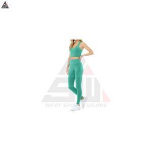 Conjunto Deportivo de Yoga de 2 Piezas para Mujer, Talla Grande, Diseño Nuevo, Alta Calidad, Tejido Transpirable de Spandex/Nailon - Product Image 6