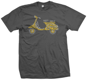 wholesale custom print 100% polyester Moped Rider <b>T</b> <b>Shirt</b> oversize custom <b>vintage</b> <b>t</b>-<b>shirts</b> for men - Product Image 3