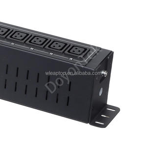 PDU แบบติดตั้งในตู้แร็ค 115kW 3 เฟส 415V สมาร์ท วอร์ทิคัล IPDU 24 พอร์ต C13 C19 รองรับอินพุตแบบคู่/เดี่ยว สำหรับศูนย์ข้อมูลความหนาแน่นสูง - Product Image 2