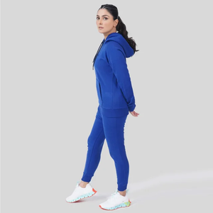 Ensemble décontracté en tricot côtelé pour femmes Cardigan à manches longues et point ouvert et pantalon legging Ensemble trois pièces Ensemble survêtement - Product Image 5