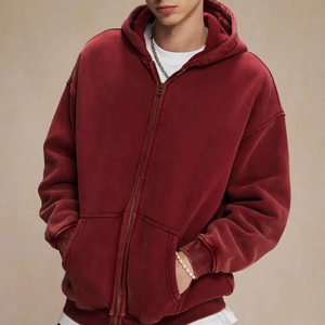 Chándal Unisex Personalizado con Logotipo, Chándal de Invierno para Hombre, Sudadera con Capucha y Pantalones Deportivos, Cortavientos de Algodón con Cremallera - Product Image 5