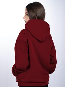 Femmes ample décontracté imprimé à capuche à manches longues personnalisé dames sweat uni sweats à capuche - Product Image 3