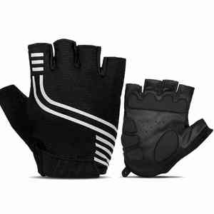 Guantes de cuero personalizados para Motocross dedo completo medio dedo antideslizante para hombres carreras de motos ciclismo - Product Image 4