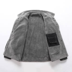 Mens Autumn Denim Jacket 100% Cotton Linen Lined Warm Casual Vintage Fashion <b>Coat</b> Windproof Outerwear Stand Hooded Front Cold - Product Image 5