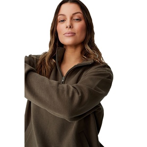 Sweat-shirts pour femmes 2025, personnalisés, respirants, écologiques, de haute qualité, imprimés ODM, col brodé, vente chaude - Product Image 3