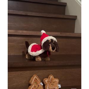 Jelly <b>Cat</b> Super Soft Plush Sausage Dog Pendant Christmas <b>Gift</b> Stuffed Animal Toy Filled with PP - Product Image 1