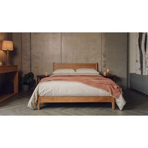 Marco de cama con plataforma de madera maciza de Indonesia - Product Image 2