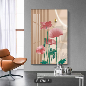 Tulipanes decoración de arte del norte de Europa pintura moderna Simple sala de estar pintura colgante pasillo pintura de piso a techo - Product Image 2