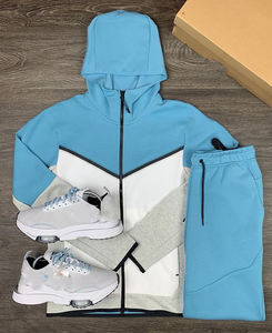 Conjunto Deportivo Personalizado con Logotipo para Hombre, Chaqueta con Capucha y Pantalones Deportivos, Conjunto de 2 Piezas - Product Image 3