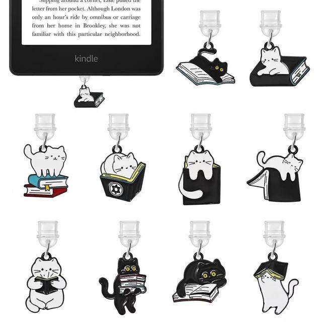 Cute Animal iPhone Dust Plugs USB-C Kawaii Dust Plug Charm iPhone Charger Port Protector Kindle iPad Charm