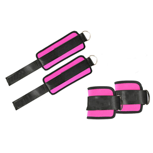 2024 nuevo mejor gimnasio acolchado Fitness al por mayor correas de tobillo de Color sólido de alta calidad para máquinas de Cable - Product Image 3