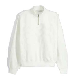 Ventas calientes Jogging Mens Half Zip Up Sudadera Sudaderas con capucha Custom Casual Fleece Pullover 1/4 Zip Sudadera para hombres - Product Image 1