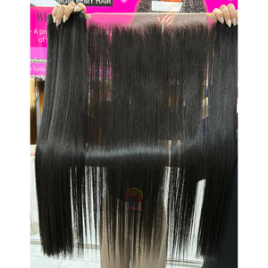 Cabello humano liso de hueso Cabello humano virgen sin procesar de doble dibujado vietnamita Cabello de color natural Mejor barato Cyhairvn Raw Cabello humano virgen sin procesar - Product Image 1