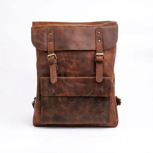 Leather <b>Backpack</b> Latest Design Wholesale Leather <b>Backpack</b> Stylish Leather <b>Backpack</b> - Product Image 2