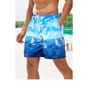 Mode impression 3D natation hommes été maillots de bain hommes vêtements maillot de bain ample maillots de bain Shorts Shorts de plage exportation de BD - Product Image 1