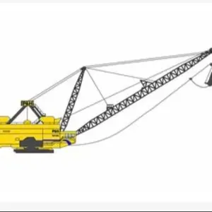 150 ton crane p&h 440 crawler American crawler crane Certified Zoomlion ZCC550 50 ton crawler crane dragline with 6t load hook