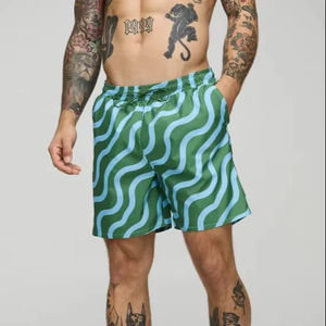 Board Shorts Short de bain à séchage rapide Maillots de bain pour hommes Maillot de bain de plage avec doublure en maille - Product Image 1